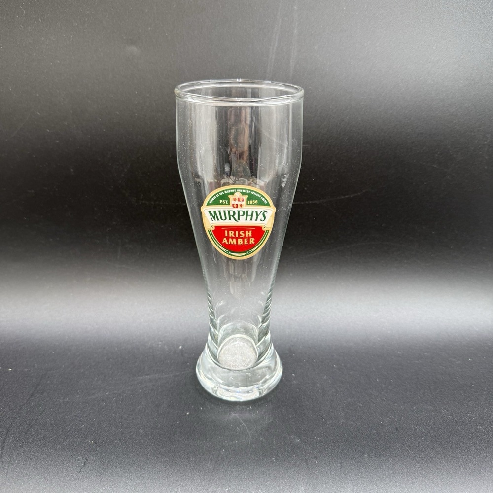 Murphy's Irish Amber Beer Pilsner Glass EUC